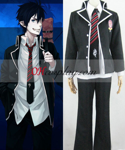 Ao nenhum Exorcista Okumura Rin uniforme escolar Cosplay Traje