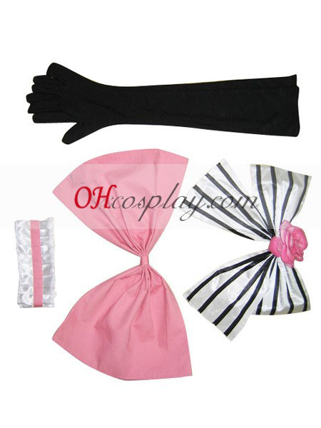 Fekete komornyik CIEL), ahogyan Phantomhive rózsaszín ruhát Cosplay öltözetben