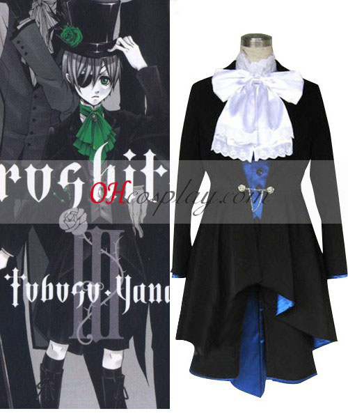 Black Butler Ciel Phantomhive Gentswear (Blau) Cosplay Kostüm