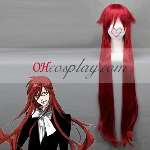 Black Butler Grell Sutcliff Red Cosplay Wig