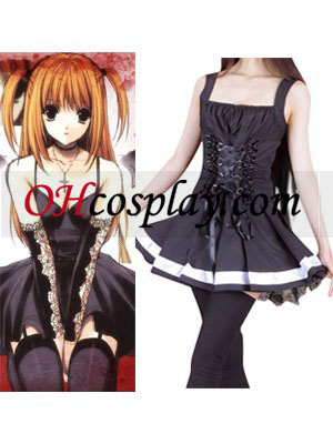 Death Note Amane Misa balck dress Cosplay Costume