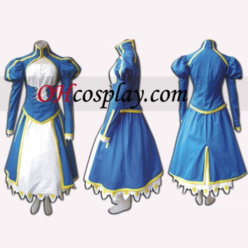 Saber Cosplay Costume from Fate Stay Night [HC12769]