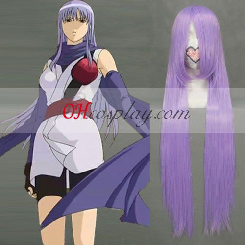Gintama Sarutobi Ayame Light Purple Cosplay Wig