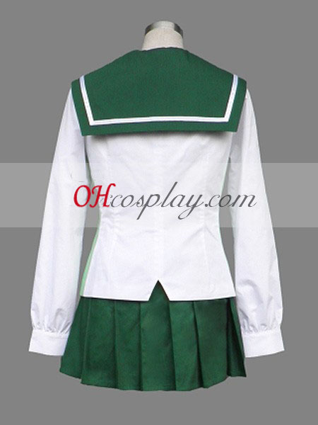 Høy Skolen for de døde Miyamoto Rei skole Uniform Cosplay kostyme