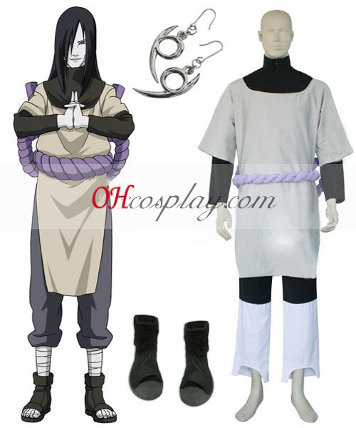 Naruto Orochimaru udklædning Kostume Set