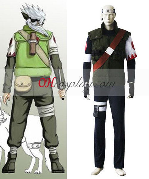 Naruto Hatake Kakashi Misson Bay Cosplay kostyme