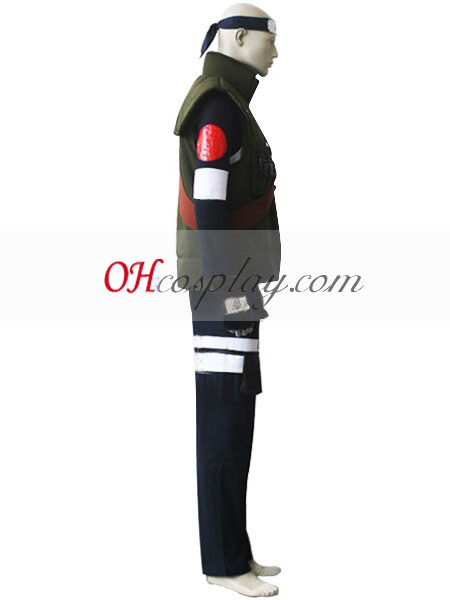 Naruto Hatake Kakashi Misson Cosplay Kostym