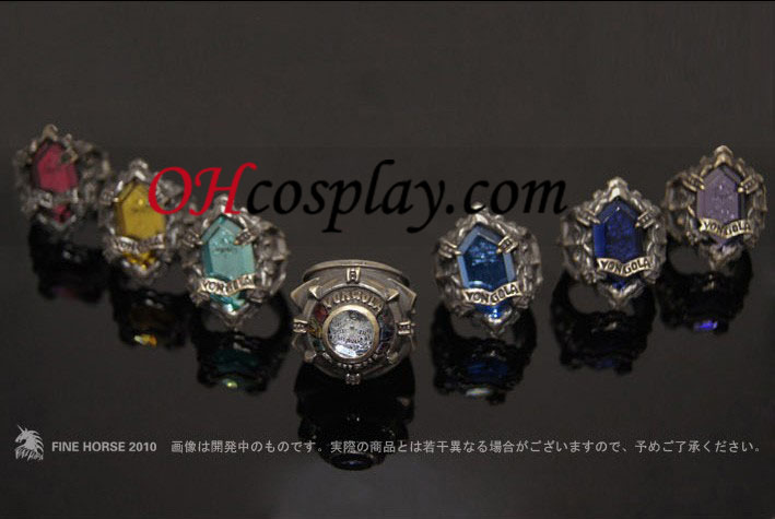 Katekyo Куфондас се възражда Ламбо Cosplay Vongola гръм пръстен - Premium Edition