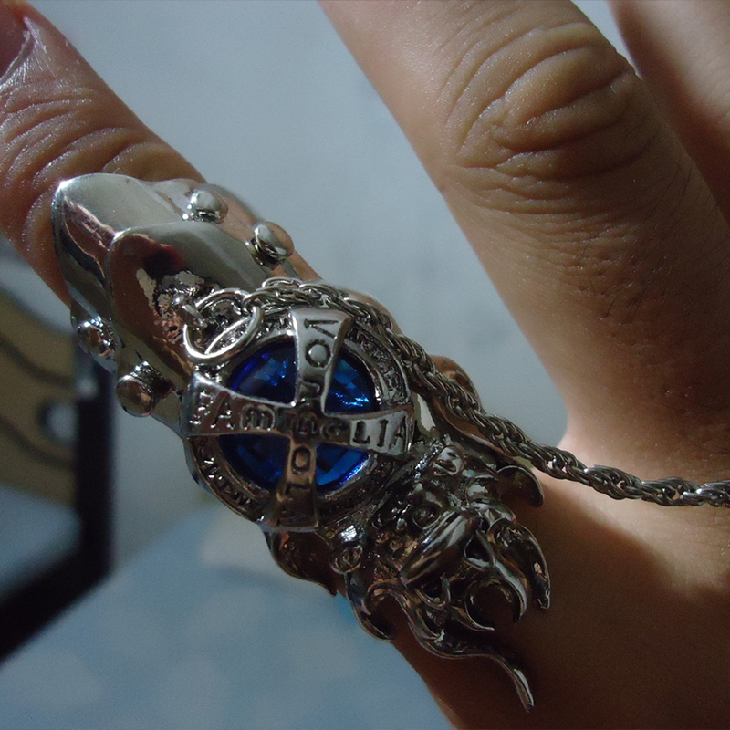 Katekyo Куфондас се възражда Tsuna Cosplay пръстен