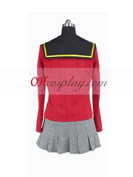 Persona 4 Yukiko Amagi escuela cosplay uniforme