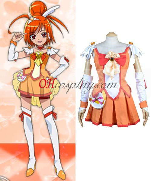 Ganske Cure smil PreCure Hino Akane(Cure Sunny) Cosplay kostyme