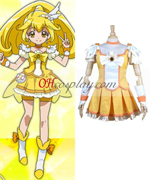 Pretty Cure Smile PreCure Kise Yayoi (Cure Peace) Cosplay Costume