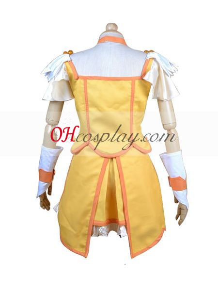 Aika parantaa Smile PreCure Kise Yayoi (Cure Peace) Cosplay asu