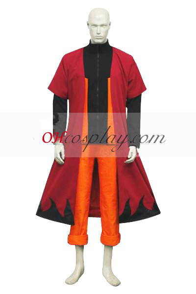 Shippuuden Naruto Uzumaki Naruto Sage Cosplay Costume