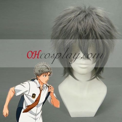 The Prince of Tennis Otori Cyotaroh Gris Perruque Costume Carnaval Cosplay