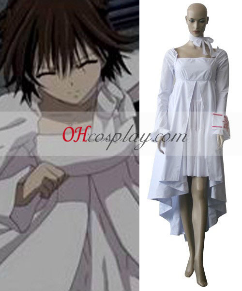 Vampire Knight Yuuki Cross White Gown udklædning Kostume