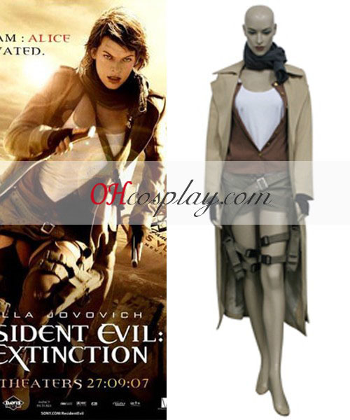 Resident Evil Afterlife 3 Película Alice cosplay
