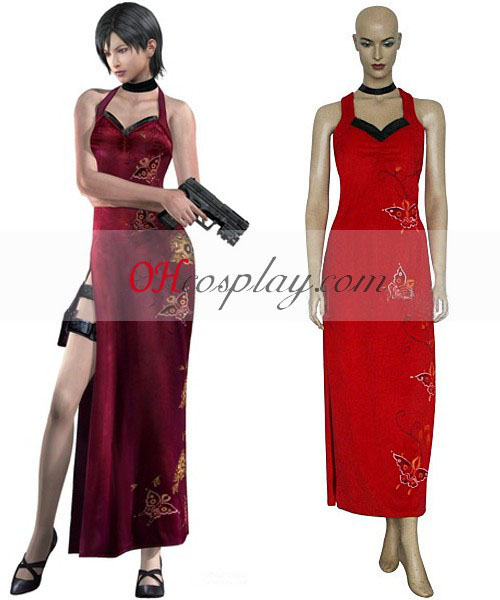 Resident Evil spel Ada Wong Cosplay Kostym
