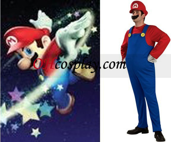 Super Mario Bros Luigi Mario Adult Costumes
