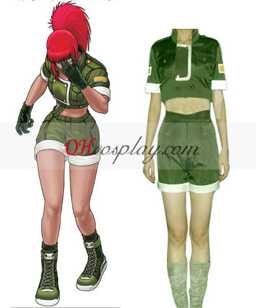 The King of Fighters Leona Cosplay Costume