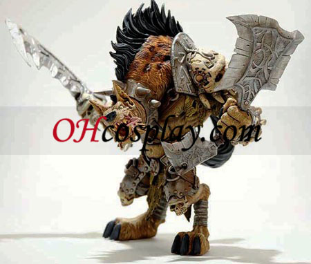 World of Warcraft Premium Serie 1 Action Figure Gnoll Warlord Gangris Flusspfoten