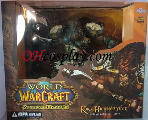 World of Warcraft DC Ubegrænset serie 3 Deluxe Boxed Action Figure Tauren Hunter Korg Highmountain
