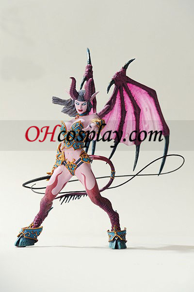 World roughly Warcraft DC Unlimited Series 4 Action Figure Succubus Demon Amberlash