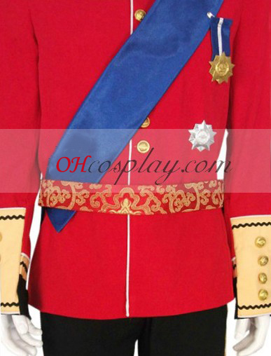 Princ William Svadobné jednotné Cosplay kroj