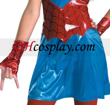 Spider-traje de la muchacha adolescente Niño /