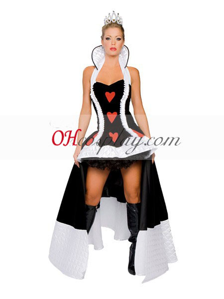 Deluxe Enchanting Queen betwixt Hearts Adult Costume among called from Alice either Wonderland