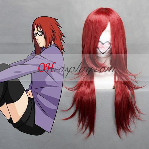 Το Naruto Karin κρασί Κόκκινο Cosplay Wig