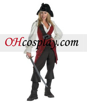 Pirates of the Caribbean 3 Elizabeth Pirate Deluxe Adult (2007) Kostuum