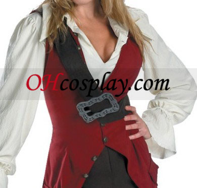 \"Карибски пирати 3 Елизабет пиратски възрастни тип \"делукс\" (2007 г.) костюм