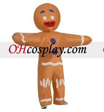 Shrek - Gingerbread Man Volwassen Kostuum