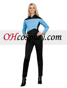 Star Trek Next Generation Blue Jumpsuit Deluxe Adult Costumes