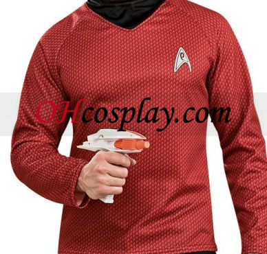 Star Trek Movie (2009) Červená košeľa dospelých kroj