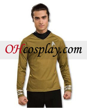 Star Trek Movie (2009) Grand Heritage Gold Shirt Costume Adulto