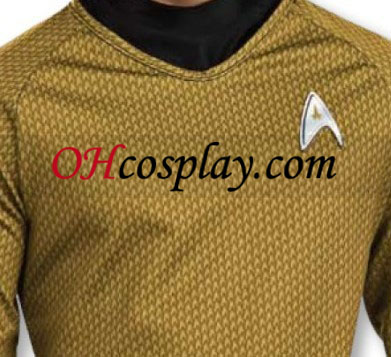 Star Trek film (2009) Grand dediščina zlato majico odraslih kostumih
