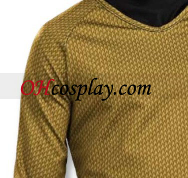Star Trek Movie (2009) Grand Heritage Oro camisa del traje adulto