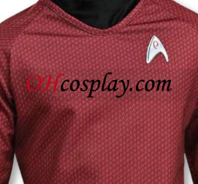 Star Trek Film (2009) Grand arv røde t-skjorte Voksen drakt