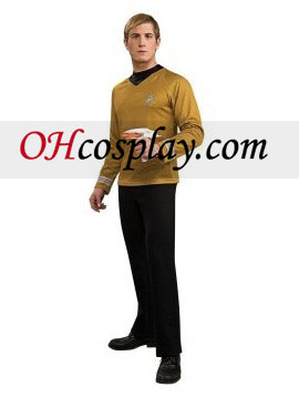Star Trek Movie (2009) Gold Shirt Costume Adulto