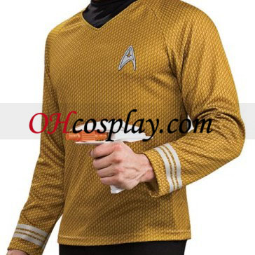 Star Trek Movie (2009) Gold Shirt dospelých kroj
