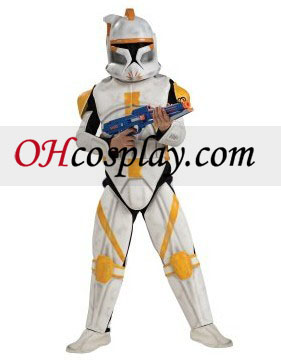 Star Wars Animated Clone Trooper Commander Cody Vuxen Kostym