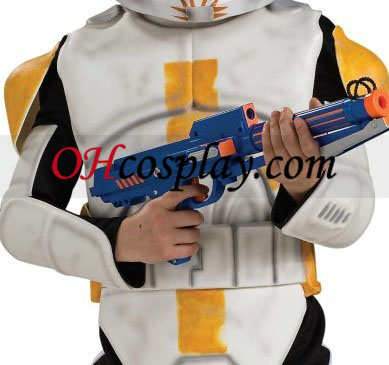 Star Wars Animated Clone Trooper Commander Cody Volwassen Kostuum