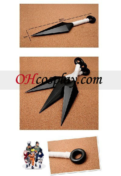 Naruto Cosplay Accessories Kunai Knife 3 Set