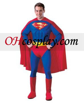 דה-לוקס התלבושת מבוגרים הסופרמן