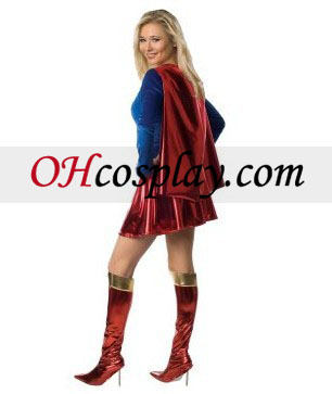 Supergirl Deluxe de 1 pieza traje adulto