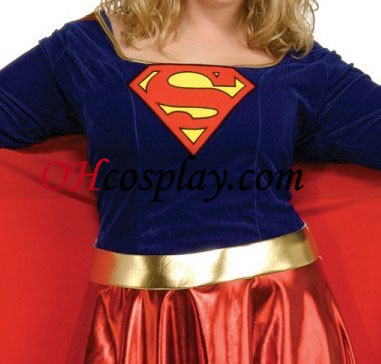 Supergirl Deluxe dospelých kroj