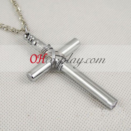 Hell girl cross whistle necklace