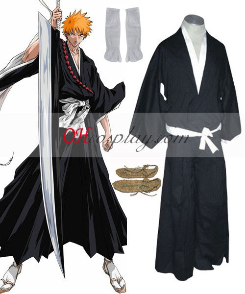Bleach Ichigo Soul Reaper udklædning Kostume